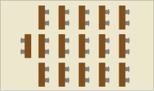 Bホールスクール型レイアウト